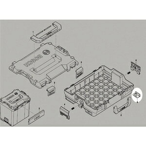 �{�b�V�� �X�^�b�L���O L-BOXX 102N/238N/374N�p 1600A0192D BOSCH L-BOXX �G���{�b�N�X�@�c�[���{�b�N�X�@�H����� �P�[�X�@�A�N�Z�T���[