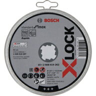 ボッシュ 切断砥石 スタンダード ステンレス用 (10枚入) 2 608 619 267 BOSCH X-LOCK グラインダー　研磨…