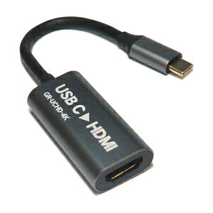 Groovy USB Type-C����HDMI�f���������o�̓P�[�u�� GR-UCHD-4K