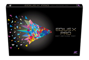 定期入れの EDIUS X Pro 通常版 グラスバレー ※パッケージ版