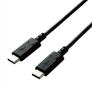 GR USB Type C P[u USB-C to USB-C 1m [d/f[^]p PD 60W 3A USB2.0 RoHSwߏiubNj U2C-CC10NBK2