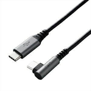 GR USB Type C P[u USB-C to USB-C 1m L [d/f[^]p PD 60W 3A USB2.0 RoHSwߏiubNj U2C-CCL10NBK