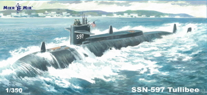 1 350 最も優遇 SSN-597 【激安】 タリビー 攻撃型原子力潜水艦 ミクロミル プラモデル MKR350-041