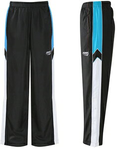 BIKE(バイク) ウォームアップパンツ(ブラック×サックス・サイズ:L) FNT-BK5341-0522-L ユニセックス ウインドウェア