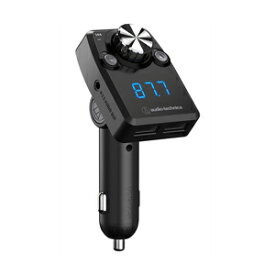 AT-FMR3BT-BK オーディオテクニカ Bluetooth搭載 FMトランスミッター 3.4A（2.4A/1.0A）/2ポート（ブラック） audio-technica