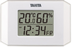 お気に入 TT-574-WH タニタ デジタル温湿度計 TANITA TT574WH ホワイト スーパーセール期間限定