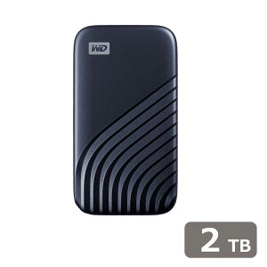 SanDisk ProfessionalbTfBXNvtFbVi My Passport SSD USB 10Gbps(USB 3.2 Gen 2) |[^uSSD 2TB u[ USB-CP[uEUSB-AϊA_v^tyPS5/PS4/PS4 PRO mFρz WDBAGF0020BBL-JESN