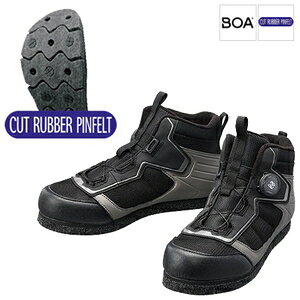 シマノ カットラバーピンフェルトフィットシューズ LT 25.5cm(ブラック) 482099 SHIMANO FS-041Q カットラバーピンフェルト