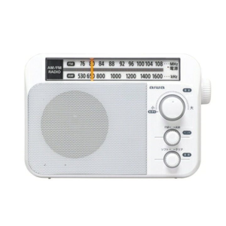 大規模セール TOSHIBA AM FMラジオ TY-SPR4 ホワイト 東芝 ワイドFM AMポケットラジオTOSHIBA TY-SPR4-W