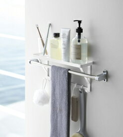 山崎実業 タオル掛け上ラック ミスト(ホワイト) 04240 [04240ヤマジツ]