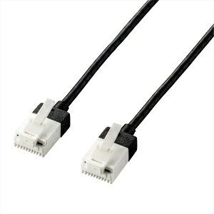 �G���R�� LAN�P�[�u�� CAT6A �X�[�p�[�X���� �ܐ܂�h�~ 5.0m�i�u���b�N�j LD-GPASST/BK50