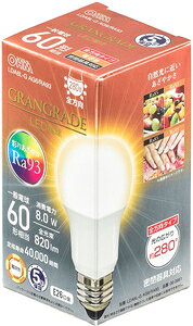 �I�[�� LED�d�� ��ʓd���` 820lm�i�d���F�����j LDA8L-G AG6/RA93 OHM�@GRANGRADE [LDA8LGAG6RA93]