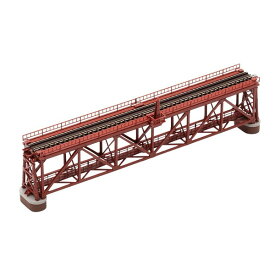 ［鉄道模型］トミックス (Nゲージ) 3266 上路式単線トラス鉄橋S280（F）（赤）（れんが橋脚・2本付）