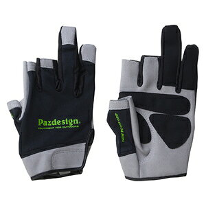 �p�Y�f�U�C�� 3�t�B���K�[���X�N�[���h���C�O���[�u M�T�C�Y(�u���b�N�O���[��) PGV-036_M(BK/GR) Pazdesign 3FINGERLESS COOLDRY GLOVE