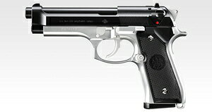 東京マルイ エアーハンドガン M92F フレームシルバー ステンレスタイプ(ハイグレード/ホップアップ)【対象年令 10才以上用】 エアガン