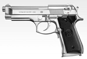 東京マルイ 電動ブローバック M92F ミリタリー シルバーモデル【対象年令 10才以上用】 エアガン