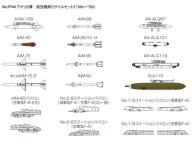 ファインモールド 1/72 アメリカ軍 航空機用ミサイルセット2(’60s〜’70s)【FP44】 ディテールアップパ…
