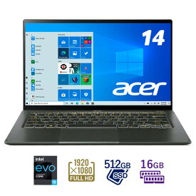 SF514-55T-H56Y/G Acer（エイサー） 14.0型ノートパソコン Acer Swift 5 ミストグリーン（Core i5/ 16GB/ 512GB）