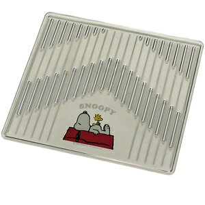 BONFORM カーマット ピーナッツ/スヌーピー軽/普通車 後席1枚43x40cm スモーク 6407-08SM ボンフォーム