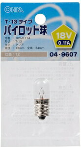 �I�[�� �p�C���b�g�� E12 �i�N���A�j LB-P3218V OHM [LBP3218V]