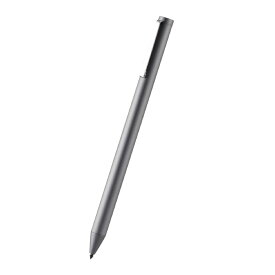 エレコム iPad専用 タッチペン スタイラス リチウム充電式 パームリジェクション対応 ペン先交換可能 ペン先付属なし（グレー） P-TPACSTAP01GY