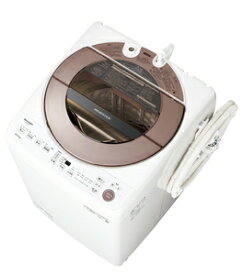 （標準設置料込）洗濯機　10kg　シャ−プ ES-GV10F-T シャープ 10.0kg 全自動洗濯機　ブラウン系 SHARP [ESGV10FT]