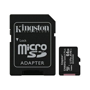 KingstonbLOXg microSDXCJ[h 64GB Class10 UHS-I U1 V10 A1 SDCS2/64GB Canvas Select Plus