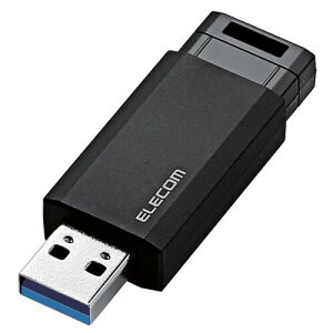 �G���R���bELECOM USB�������[ USB3.1(Gen1)�Ή� �m�b�N�� �I�[�g���^�[���@�\�t 128GB�i�u���b�N�j MF-PKU3128GBK