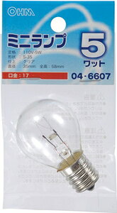 �I�[�� �~�j�d���@5W�@E17 �i�N���A�j LB-S3705-C OHM [LBS3705C]