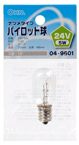 �I�[�� �p�C���b�g���@5W�@E12 �i�N���A�j LB-P0224V OHM [LBP0224V]