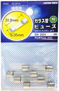I[ KXǃq[Y 10A-250V@4{ DZ-GF10 OHM [DZGF10]