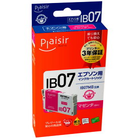 プレジール ［エプソン IB07MB 互換］インクカートリッジ（顔料マゼンタ） Plaisir BPL-EIB07MB