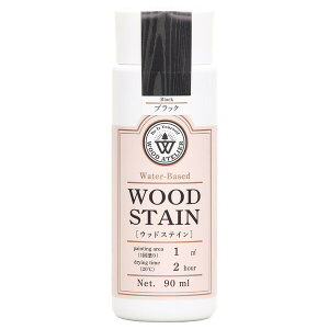 �a�M�y�C���g �E�b�h�X�e�C�� 90ml(WS-28/�u���b�N) #800628(���V��) Washin Paint Wood Atelier