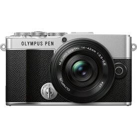 E-P7LK SLV オリンパス ミラーレス一眼カメラ「OLYMPUS PEN E-P7」14-42mm EZレンズキット（シルバー） オリンパス