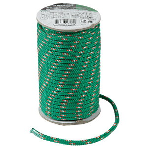 キャプテンスタッグ カラーテントロープ φ5mm×20m(グリーン) UA-4537 CAPTAIN STAG