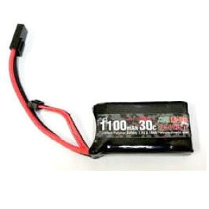 TOPLINE FORCE POWER LiPo 7.4V 1100mAh 30C PEQCtypeyGA-004z GAK