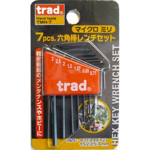 TRAD 7pcs }CN ~ Zp_`Zbg (0.71A0.89A1.27A1.5A2A2.5A3mm) #820396 TMH-7 TMH-7 Zp` L^` wbNX`