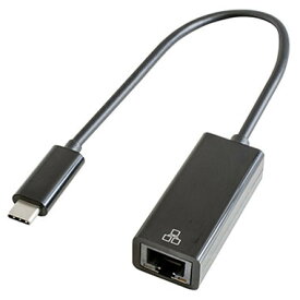 GP-CR45GH/B GOPPA（ゴッパ） USB 3.2 Gen 1 Type-C接続 ギガビットLANアダプター（ブラック）