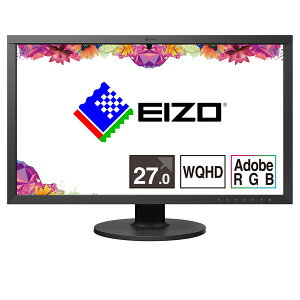 EIZObGC][ tfBXvC(27^/IPS/WQHD 2560×1440/60Hz/10ms/HDMI/DP/USB Type-CEDVI-D/VESA/5Nۏ)(ubN) ColorEdge J[}l[Wgtj^[ CS2731-BK
