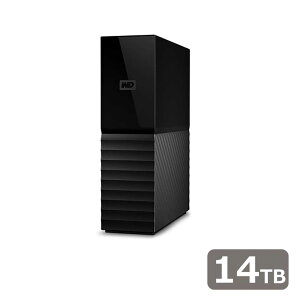 Western DigitalbEGX^fW^ USB 5Gbps(USB 3.2 Gen 1)Ή n[hEFAÍΉ Otn[hfBXN 14TB My Booki2021j WDBBGB0140HBK-JEEX