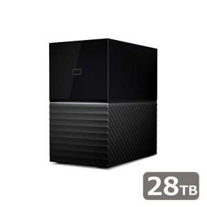 Western DigitalbEGX^fW^ My Book Duoi2021EXj USB 3.2 Gen 1Ή OtRAIDn[hfBXN 28TB WDBFBE0280JBK-JEEX
