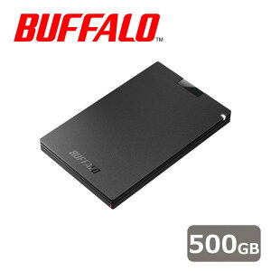 obt@[bBUFFALO USB 3.2(Gen 1)Ή Ot|[^uSSD 500GBiȈՃpbP[Wj yPS5/PS4/PS4 PRO mFρz SSD-PG500U3-BC/N