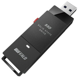 BUFFALO （バッファロー） USB 3.2(Gen 1)対応 外付けポータブルSSD 500GB（簡易パッケージ） 【PS5/PS4/PS4 PRO 動作確認済】 SSD-PUT500U3BC/N