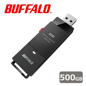 obt@[bBUFFALO USB 3.2(Gen 1)Ή Ot|[^uSSD 500GBiȈՃpbP[Wj yPS5/PS4/PS4 PRO mFρz SSD-PUT500U3BC/N