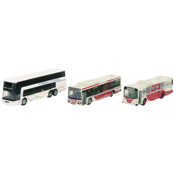 キャンペーンもお見逃しなく 鉄道模型 トミーテック 選択 N バスコレクション 関東バス創立90周年3台セット ザ