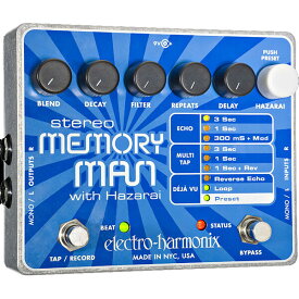STEREOMEMORYMAN エレクトロ・ハーモニックス デジタル・ディレイ/ルーパー Electro-Harmonix Stereo Memory Man with Hazarai