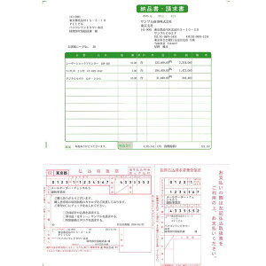 ソリマチ 納品書・払込取扱票A (加入者負担/総額表示) (500枚入) SR660