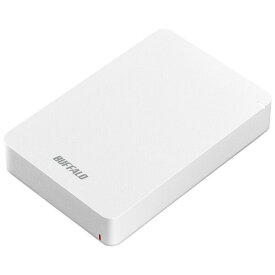 BUFFALO （バッファロー） USB 3.1(Gen 1)/3.0/2.0対応 ポータブルハードディスク 5.0TB（ホワイト） HD-PGF5.0U3-GWHA