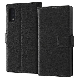 ���C�A�E�g Xperia Ace II�iSO-41B�j�p �ϏՌ� �蒠�^���U�[�P�[�X TETRA�i�u���b�N�j RT-RXPAM2TBC3/BB
