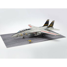 タミヤ 1/48 グラマン F-14A トムキャット (後期型) 発艦セット【61122】 プラモデル